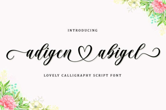 Adigen Abigel: The Modern Script Typeface That Elevates Small Business Branding