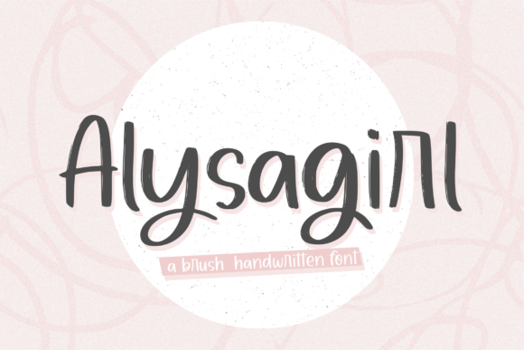 Alysagirl Font for Polished Branding