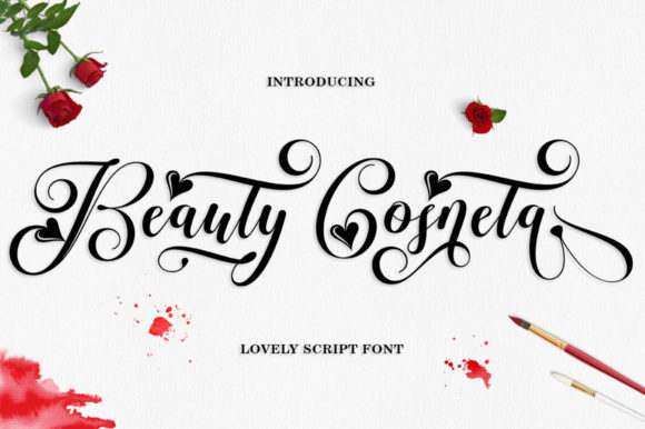 Beauty Cosneta: A Script Font That Elevates Branding Projects