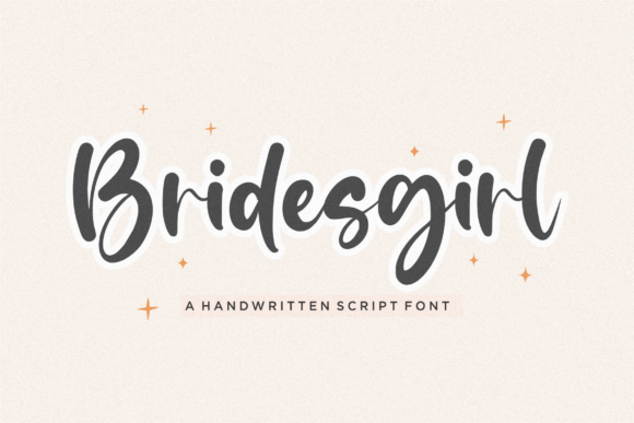 Bridesgirl: The Handwritten Script Typeface for Modern Digital Branding
