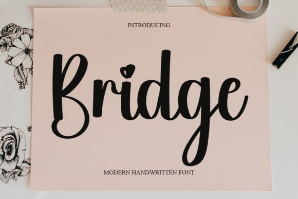 Bridge: The Handwritten Typeface That Elevates Your Brand Identity