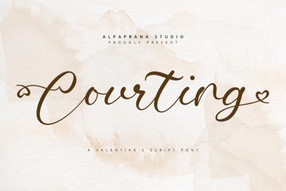 Courting Font for Branding Projects