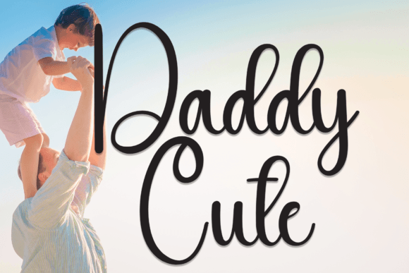 Daddy Cute: A Handwritten Typeface for Warm Editorial Design