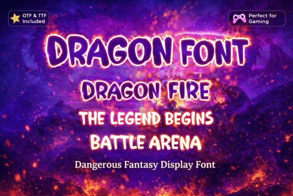 Dragon Script Font for Web Design