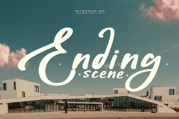 Ending Scene Typeface Review: A Playful Script for Memorable Branding