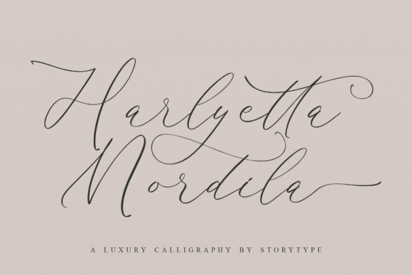 Harlyetta Mordila: A Handwritten Typeface for Editorial Elegance