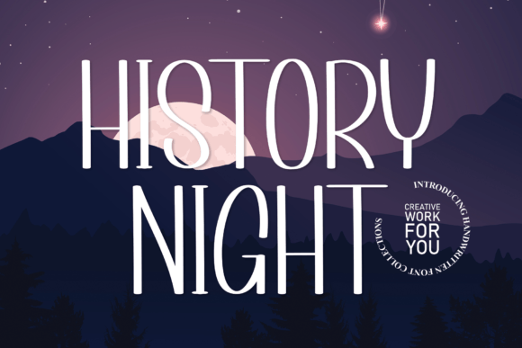 History Night Font for Impactful Branding and Marketing