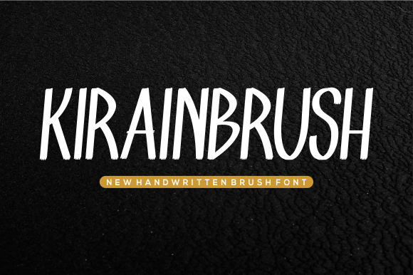 Kirainbrush: A Handwritten Font That Elevates Branding