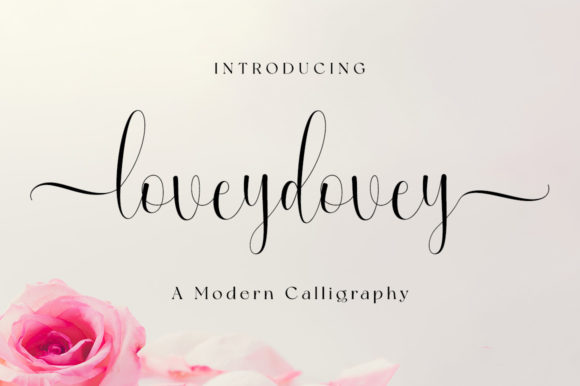Loveydovey: The Script Font That Elevates Campaign Design