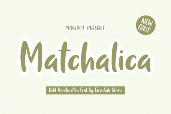 Matchalica: The Bold Handwriting Font That Elevates Your Brand Identity