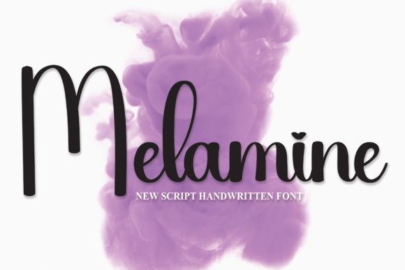 Melamine Font for Handmade Creations