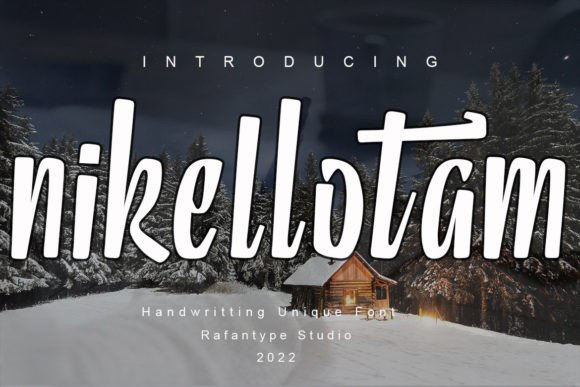 Nikellotam: The Playful Script Font for Handmade Brands