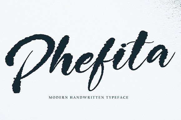 Phefita: A Bold Script Font for Creative Branding