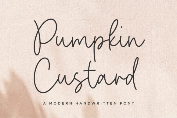 Pumpkin Custard Font for Modern Branding