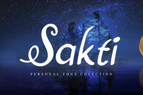 Sakti: A Handwritten Font for Editorial Elegance