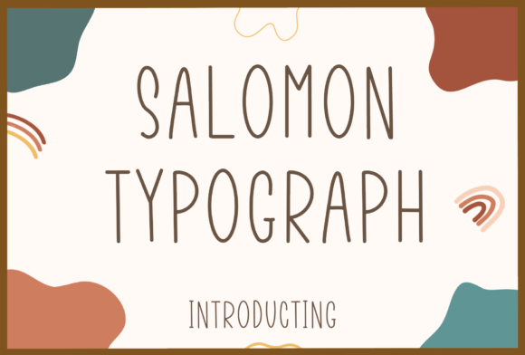 Salomon Typograph: A Handwritten Font for Web Design