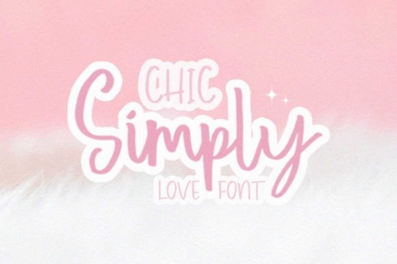 Simply Chic: The Perfect Handwritten Typeface for Your Next Craft Project