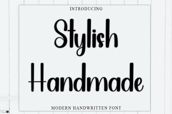 Stylish Handmade: The Perfect Typeface for Editorial Design