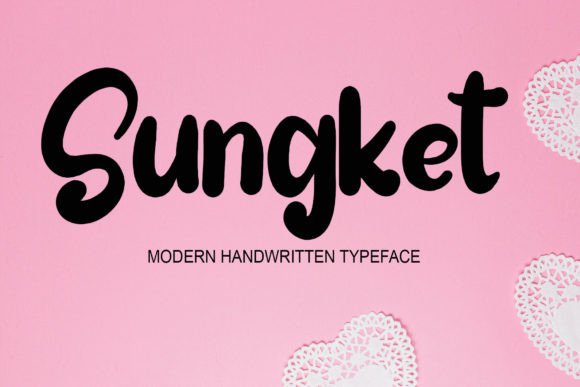 Sungket Font for Business Branding
