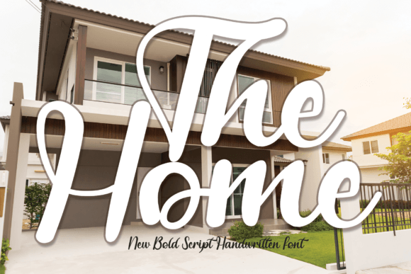 The Home: A Handwritten Font for Editorial Design