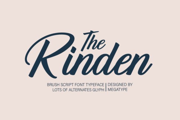 The Rinden: A Modern Brush Script Font for Impactful Campaigns