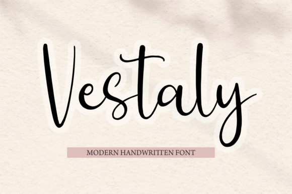 Vestaly: The Elegant Script Typeface for Editorial Design